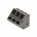 691413720003B - 0.197 5.00mm Gray Bulk Polyamide (PA66), Nylon 6/6 Through Hole 45° (135°) Angle with Board Screwless - Spring Cage, Tension Clamp 1 Levels 12-28 AWG WR-TBL Series 413B