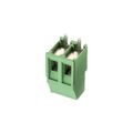 691252710002 - 0.197 5.00mm Green Bulk Polyamide (PA66), Nylon 6/6 Through Hole Horizontal with Board Screw - Rising Cage Clamp 1 Levels 12-30 AWG WR-TBL Series 2527