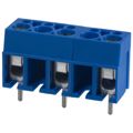 ED200/3DS - 0.394 10.00mm Blue Bulk Polyamide (PA), Nylon Through Hole Horizontal with Board Screw - Leaf Spring, Wire Guard 1 Levels 14-22 AWG ED200/DS