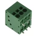NJ0321500000G - 0.138 3.50mm Green Bulk Thermoplastic Through Hole Horizontal with Board Screwless - Leg Spring, Push-In Spring 1 Levels 16-24 AWG NJ