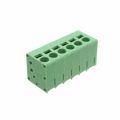 EB163A-06-C-180 - 0.197 5.00mm Green Bulk Polyamide (PA), Nylon Through Hole Vertical with Board Screwless - Leg Spring, Push-In Spring 1 Levels 12-24 AWG EB