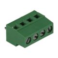 691242710004 - 0.197 5.00mm Green Bulk Polyamide (PA66), Nylon 6/6 Through Hole Horizontal with Board Screw - Rising Cage Clamp 1 Levels 12-30 AWG WR-TBL Series 2427