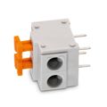 691411510004 - 0.200 5.08mm Gray Bulk Polyamide (PA66), Nylon 6/6 Through Hole Horizontal with Board Screwless - Push Button Clamp 1 Levels 16-30 AWG WR-TBL Series 4115