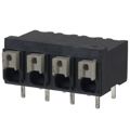 1824830000 - 0.200 5.08mm Black Tube Liquid Crystal Polymer (LCP), Glass Filled Through Hole Horizontal with Board Screwless - Push Button Clamp 1 Levels 16-24 AWG Omnimate LSF-SMT