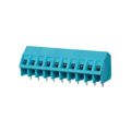 TB008A-508-10BE - 0.200 5.08mm Blue Bulk Polyamide (PA66), Nylon 6/6 Through Hole 45° (135°) Angle with Board Screw - Rising Cage Clamp 1 Levels 12-24 AWG TB008A-508