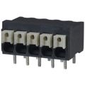 1824450000 - 0.138 3.50mm Black Tube Liquid Crystal Polymer (LCP), Glass Filled Through Hole Horizontal with Board Screwless - Push Button Clamp 1 Levels 16-24 AWG Omnimate LSF-SMT
