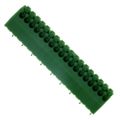 1985357 - 0.138 3.50mm Green Bulk Polyamide (PA), Nylon Through Hole 45° (135°) Angle with Board Screwless - Spring Cage, Tension Clamp 1 Levels 16-24 AWG COMBICON PTSA