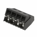 1546074-4 - 0.200 5.08mm Black Bulk Polyamide (PA66), Nylon 6/6 Through Hole 35° (145°) Angle with Board Screw - Rising Cage Clamp 1 Levels 12-30 AWG Buchanan