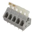 OSTHT050080 - 0.197 5.00mm Gray Bulk Thermoplastic Through Hole Angled Screwless - Leg Spring, Push-In Spring 1 Levels 12-28 AWG OSTHT