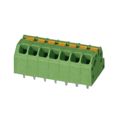 1861988 - 0.138 3.50mm Green Bulk Polyamide (PA), Nylon Through Hole 45° (135°) Angle with Board Screwless - Leg Spring, Push-In Spring 1 Levels 16-24 AWG COMBICON SPTAF IL