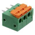 1704376 - 0.200 5.08mm Green Bulk Through Hole Vertical with Board Screwless - Spring Cage, Tension Clamp 16-22 AWG COMBICON FFKDSA