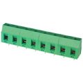 ED365/8 - 0.295 7.50mm Green Bulk Polyamide (PA), Nylon Through Hole Horizontal with Board Screw - Rising Cage Clamp 1 Levels 12-22 AWG ED365