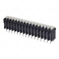 1870930000 - 0.150 3.81mm Black Tube Liquid Crystal Polymer (LCP), Glass Filled Through Hole Vertical with Board Screwless - Push Button Clamp 1 Levels 16-24 AWG Omnimate LSF-SMT