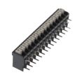 1870400000 - 0.138 3.50mm Black Tube Liquid Crystal Polymer (LCP), Glass Filled Through Hole Horizontal with Board Screwless - Push Button Clamp 1 Levels 16-24 AWG Omnimate LSF-SMT