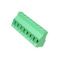 MV-468 - 0.250 6.35mm Green Bulk Polyamide (PA), Nylon Through Hole Horizontal with Board Screw - Rising Cage Clamp 1 Levels 12-30 AWG