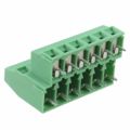 1726134 - 0.197 5.00mm Green Bulk Polyamide (PA), Nylon Through Hole Horizontal with Board Screw - Rising Cage Clamp 2 Levels 14-30 AWG COMBICON MKKDSN