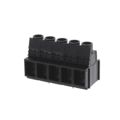 2013880000 - 0.400 10.16mm Black Bulk Thermoplastic, Wemid Through Hole Horizontal with Board Screw - Clamping Yoke, Tension Sleeve 1 Levels 6-22 AWG Omnimate LUP