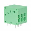 EB163A-03-A - 0.138 3.50mm Green Bulk Polyamide (PA), Nylon Through Hole Horizontal with Board Screwless - Leg Spring, Push-In Spring 1 Levels 16-24 AWG EB