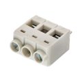 691131810003 - 0.394 10.00mm Gray Bulk Polycarbonate (PC) Through Hole Horizontal with Board Screw - Pressure Clip 1 Levels 12-30 AWG WR-TBL Series 1318