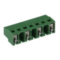 691242810004 - 0.394 10.00mm Green Bulk Polyamide (PA66), Nylon 6/6 Through Hole Horizontal with Board Screw - Rising Cage Clamp 1 Levels 12-30 AWG WR-TBL Series 2428