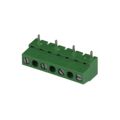 691242600004 - 0.400 10.16mm Green Bulk Polyamide (PA66), Nylon 6/6 Through Hole Vertical with Board Screw - Rising Cage Clamp 1 Levels 12-30 AWG WR-TBL Series 2426