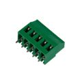 691244510005 - 0.200 5.08mm Green Bulk Polyamide (PA66), Nylon 6/6 Through Hole Horizontal with Board Screw - Rising Cage Clamp 1 Levels 12-30 AWG WR-TBL Series 2445