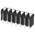 TBLH10V-500-07BK - 0.197 5.00mm Black Tray Liquid Crystal Polymer (LCP) Through Hole Vertical with Board Screwless - Push Button Clamp 1 Levels 16-24 AWG TBLH10V-500