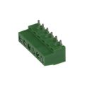 691242710006 - 0.197 5.00mm Green Bulk Polyamide (PA66), Nylon 6/6 Through Hole Horizontal with Board Screw - Rising Cage Clamp 1 Levels 12-30 AWG WR-TBL Series 2427
