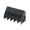 796689-5 - 0.197 5.00mm Black Bulk Polyamide (PA66), Nylon 6/6 Through Hole 35° (145°) Angle with Board Screw - Rising Cage Clamp 1 Levels 12-30 AWG Buchanan