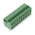 1017501 - 0.200 5.08mm Green Bulk Through Hole Horizontal with Board Screw - Rising Cage Clamp 1 Levels 12-24 AWG COMBICON TDPT