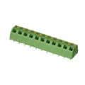 1862369 - 0.197 5.00mm Green Bulk Polyamide (PA), Nylon Through Hole 45° (135°) Angle with Board Screwless - Leg Spring, Push-In Spring 1 Levels 16-24 AWG COMBICON SPTAF IL