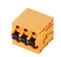 1331800000 - 0.197 5.00mm Orange Bulk Thermoplastic, Wemid Through Hole Horizontal with Board Screwless - Leg Spring, Push-In Spring 1 Levels 12-24 AWG Omnimate LMF
