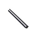 1869570000 - 0.150 3.81mm Black Tube Liquid Crystal Polymer (LCP), Glass Filled Through Hole Horizontal with Board Screwless - Push Button Clamp 1 Levels 16-24 AWG Omnimate LSF-SMT