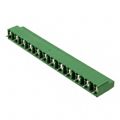1-282858-2 - 0.394 10.00mm Green Bulk Polyamide (PA66), Nylon 6/6 Through Hole Horizontal with Board Screw - Rising Cage Clamp 1 Levels 12-30 AWG Buchanan