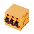 1330930000 - 0.200 5.08mm Orange Bulk Thermoplastic, Wemid Through Hole Horizontal with Board Screwless - Leg Spring, Push-In Spring 1 Levels 12-24 AWG Omnimate LMF
