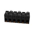 2500660000 - 0.591 15.00mm Black Bulk Polyamide (PA), Nylon Through Hole Horizontal with Board Screwless - Leg Spring, Push-In Spring 1 Levels 4-18 AWG Omnimate LUFS