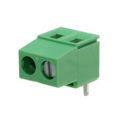 691216600001 - Green Bulk Polyamide (PA66), Nylon 6/6 Through Hole Vertical with Board Screw - Rising Cage Clamp 1 Levels 12-30 AWG WR-TBL Series 2166