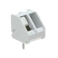 691201620001 - Gray Bulk Polyamide (PA66), Nylon 6/6 Through Hole 45° (135°) Angle with Board Screw - Rising Cage Clamp 1 Levels 12-30 AWG WR-TBL Series 2016