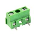 691213600002 - 0.400 10.16mm Green Bulk Polyamide (PA66), Nylon 6/6 Through Hole Vertical with Board Screw - Rising Cage Clamp 1 Levels 14-30 AWG WR-TBL Series 2136