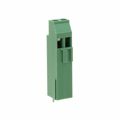 691235610001 - Green Bulk Polyamide (PA66), Nylon 6/6 Through Hole Horizontal with Board Screw - Rising Cage Clamp 1 Levels 12-30 AWG WR-TBL Series 2356