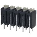 1825990000 - 0.197 5.00mm Black Tube Liquid Crystal Polymer (LCP), Glass Filled Through Hole Vertical with Board Screwless - Push Button Clamp 1 Levels 16-24 AWG Omnimate LSF-SMT