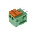 1890471 - 0.150 3.81mm Green Bulk Through Hole Vertical with Board Screwless - Spring Cage, Tension Clamp 1 Levels 16-26 AWG COMBICON FFKDSA