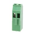 691249610001 - Green Bulk Polyamide (PA66), Nylon 6/6 Through Hole Horizontal with Board Screw - Rising Cage Clamp 1 Levels 12-30 AWG WR-TBL Series 2496