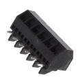 1868995 - 0.200 5.08mm Black Bulk Polyamide (PA), Nylon Through Hole 55° (125°) Angle with Board Screw - Rising Cage Clamp 1 Levels 14-30 AWG COMBICON SMKDSNF