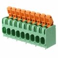 1792177 - 0.295 7.50mm Green Bulk Polyamide (PA), Nylon Through Hole Horizontal with Board Screwless - Spring Cage, Tension Clamp 1 Levels 10-24 AWG COMBICON PLH