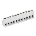 691256610011 - 0.400 10.16mm Gray Bulk Polyamide (PA66), Nylon 6/6, Glass Filled Through Hole Horizontal with Board Screw - Rising Cage Clamp 1 Levels 6-20 AWG WR-TBL Series 2566