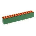 1891182 - 0.138 3.50mm Green Bulk Polybutylene Terephthalate (PBT) Through Hole Vertical with Board Screwless - Spring Cage, Tension Clamp 1 Levels 20-28 AWG COMBICON FK-MPT