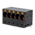 2500480000 - 0.394 10.00mm Black Bulk Thermoplastic, Wemid Through Hole Horizontal with Board Screwless - Leg Spring, Push-In Spring 1 Levels 4-18 AWG Omnimate LUFS
