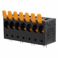 2453740000 - 0.394 10.00mm Black Bulk Thermoplastic, Wemid Through Hole Horizontal with Board Screwless - Leg Spring, Push-In Spring 1 Levels 6-18 AWG Omnimate LUF