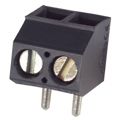 ED550/2DS - 0.138 3.50mm Gray Bulk Polyamide (PA), Nylon Through Hole Vertical with Board Screw - Leaf Spring, Wire Guard 1 Levels 16-28 AWG ED550/DS